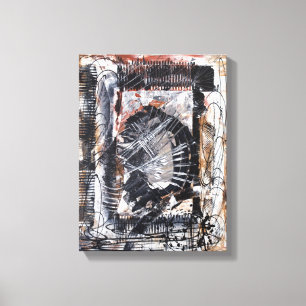 Drunken Self Portrait Wrapped Canvas