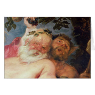 Drunken Silenus Supported by Satyrs, c.1620