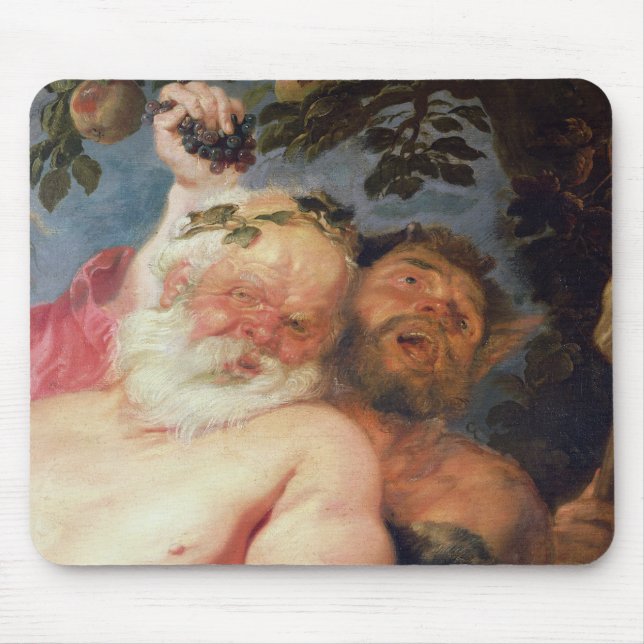 Drunken Silenus Supported by Satyrs, c.1620 Mouse Pad (Front)