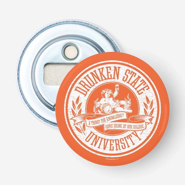 Drunken State University Bottle Opener (Front)