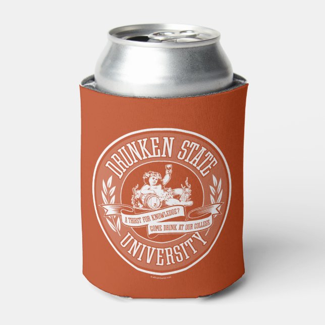 Drunken State University Can Cooler (Can Front)