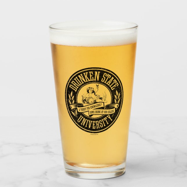 Drunken State University Glass (Front Filled)