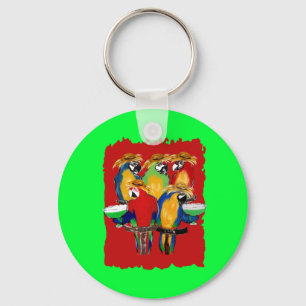 Drunkin Parrots Keychain