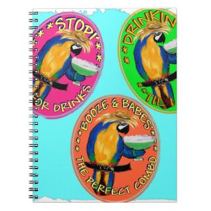 DRUNKIN PARROTS NOTEBOOK