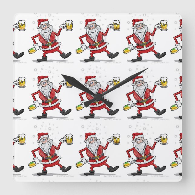 "DRUNKIN' PÈRE NOËL" HORLOGE (Recto)