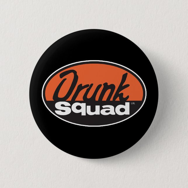DrunkSqua_02 2 Inch Round Button (Front)