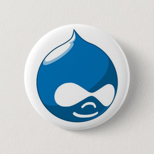 Drupal 2 Inch Round Button (Front)