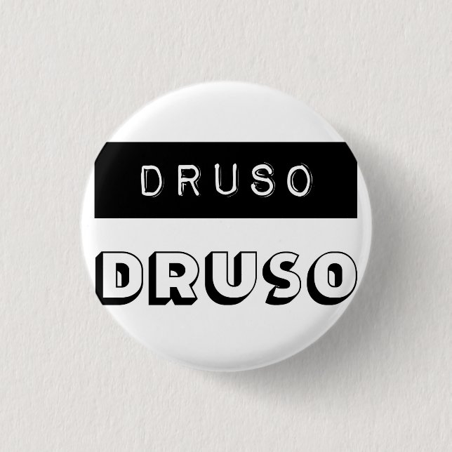 Druso Badge 1 Inch Round Button (Front)