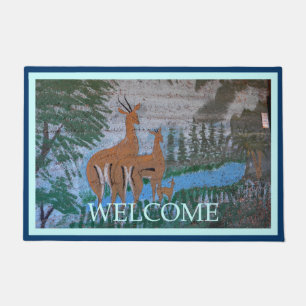 Druze Street Art - Gazelle Doormat