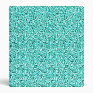 Druzy crystal - aquamarine blue binder