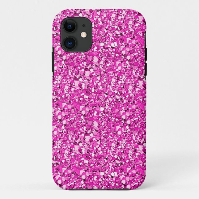 Druzy crystal - fuchsia pink Case-Mate iPhone case (Back)