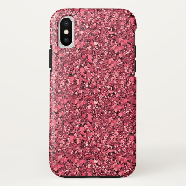 Druzy crystal - garnet red Case-Mate iPhone case (Back)