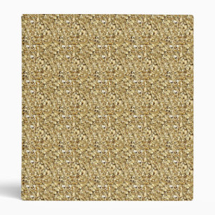 Druzy crystal - metallic gold binder