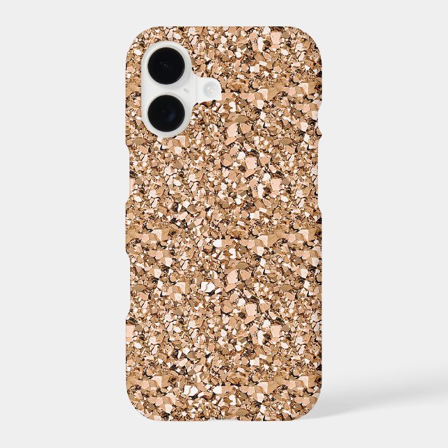 Druzy crystal - rose gold colour (Back)