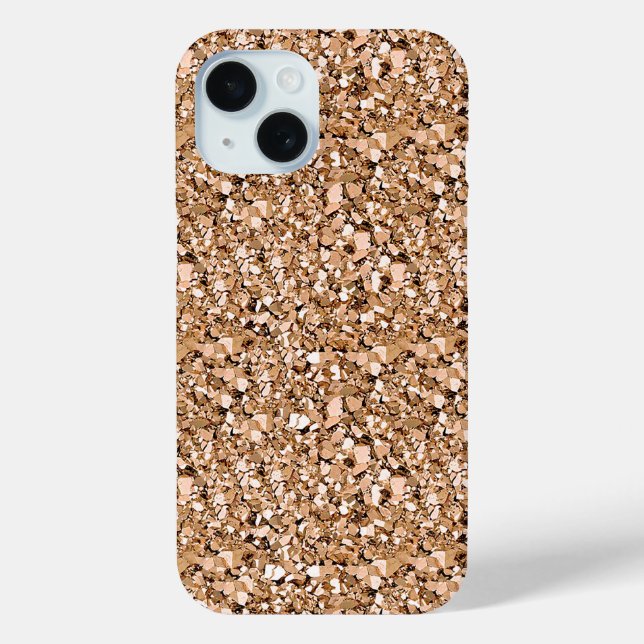 Druzy crystal - rose gold colour Case-Mate iPhone case (Back)