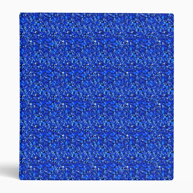 Druzy crystal - Sapphire blue Binder (Front)