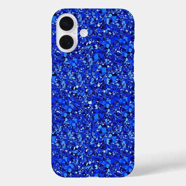 Druzy crystal - Sapphire blue Case-Mate iPhone Case (Back)
