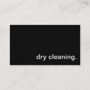 Dry Cleaning Business Card