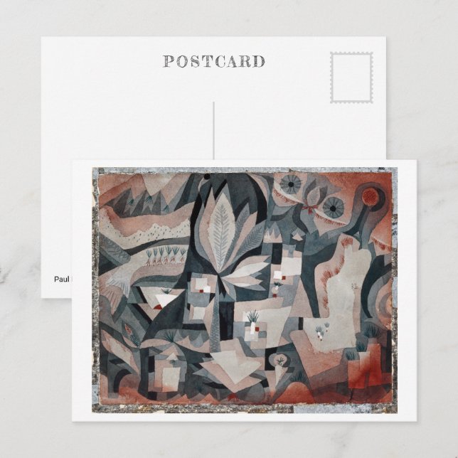 Dry Cooler Garden | Paul Klee | Postcard (Front/Back)