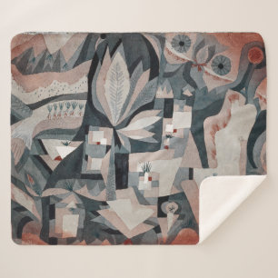 Dry Cooler Garden   Paul Klee   Sherpa Blanket