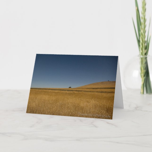 Dry Countryside Greeting Card (Front)