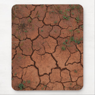 dry, cracked ground mouse pad