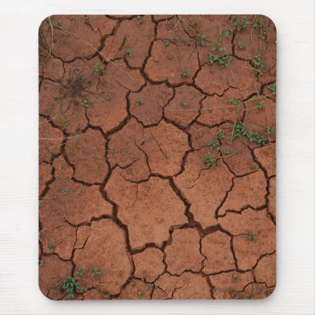 dry, cracked ground mouse pad (Front)