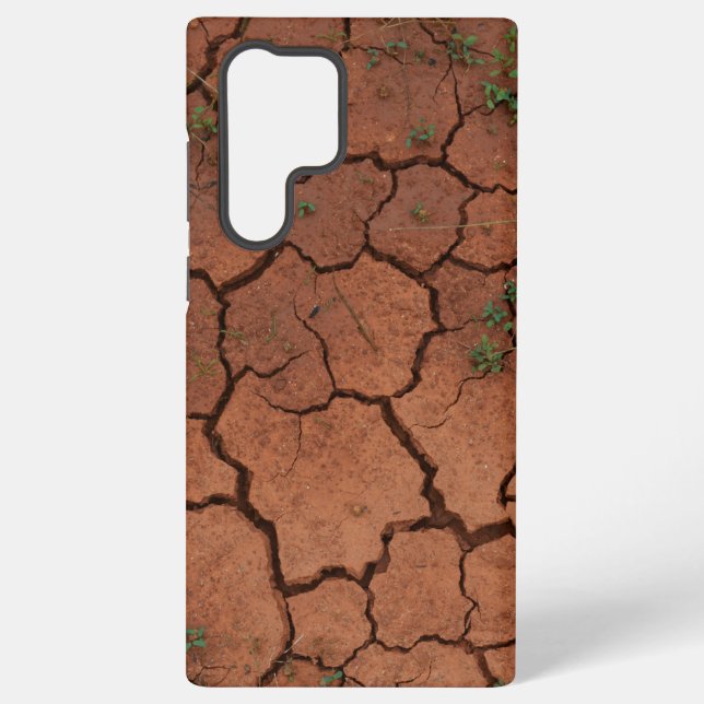 dry, cracked ground samsung galaxy s22 ultra case (Back)