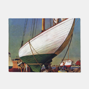 Dry Dock by John Atherton Doormat