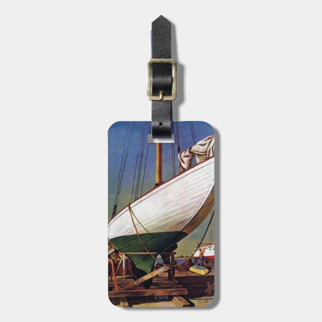 Dry Dock by John Atherton Luggage Tag (Front Vertical)
