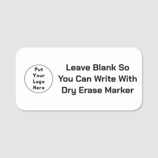 Dry Erase Custom Business Logo Magnetic Name Tag
