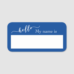 Dry Erase Hello Customizable Reusable Name Tag