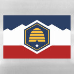 Dry Erase Magnetic Sheet flag of Utah, USA<br><div class="desc">Add a functional and patriotic touch to your home, office, or classroom with our exclusive dry erase magnetic sheet featuring the new flag of Utah, USA! Crafted with meticulous attention to detail, this versatile magnetic sheet is more than just a practical surface for notes and reminders—it’s a celebration of Utah’s...</div>