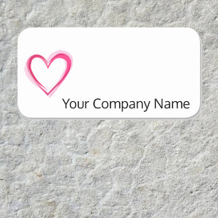 Dry Erase Name Tag Add YOUR Logo