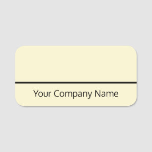Dry Erase Name Tag For Employee or Volunteer