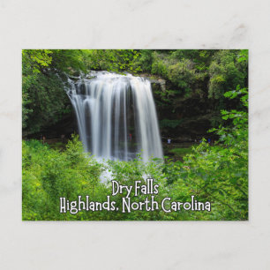Dry Falls, Highland North Carolina Postcard