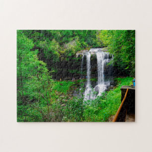 Dry Falls North Carolina. Jigsaw Puzzle