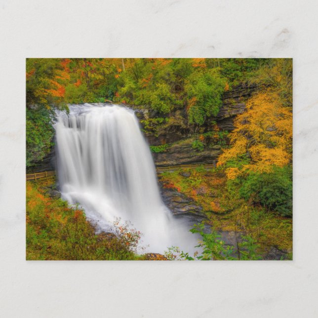 Dry Falls North Carolina Postcard (Front)