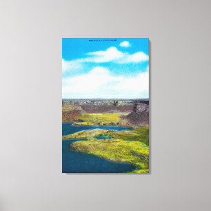 Dry Falls State Park, Grand Coulee Dam Canvas Print