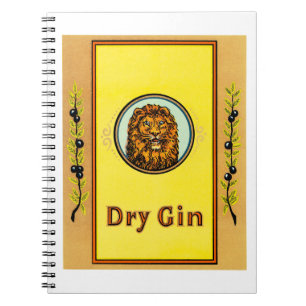 Dry Gin Lion Notebook