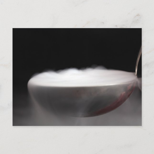 Dry Ice in a Scoop Postcard (Front)