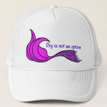 Dry Is Not An Option Bright Pink Mermaid Tail