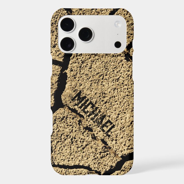 Dry land cracked earth drought Your Custom name (Back)
