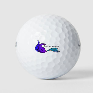 Dry n'est pas une option bleu/violet mermaid balle