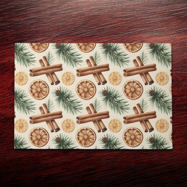 Dry Oranges Cinnamon Sticks Fir Branches Doormat (Creator Uploaded)