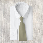 Dry Sage Solid Colour Tie<br><div class="desc">Dry Sage Solid Colour</div>