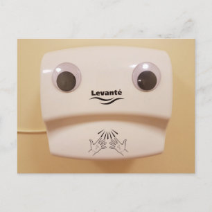 Dry sense of humour eyebombing card