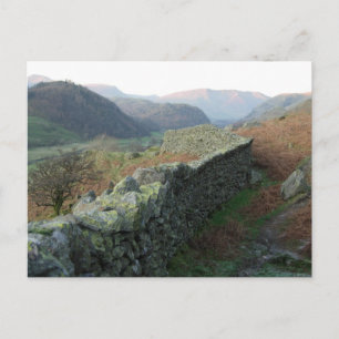 Dry-Stone Wall above Thirlmere Postcard