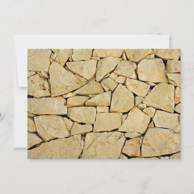 Dry stone wall card (Front)