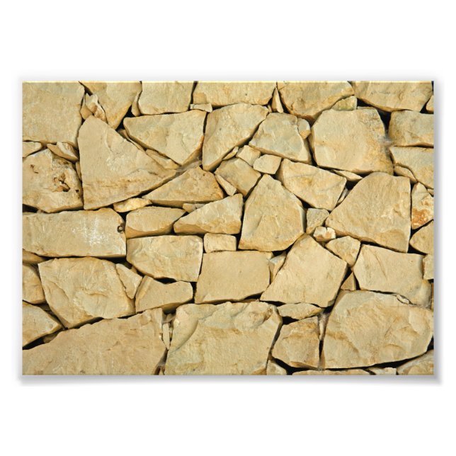 Dry stone wall photo print (Front)